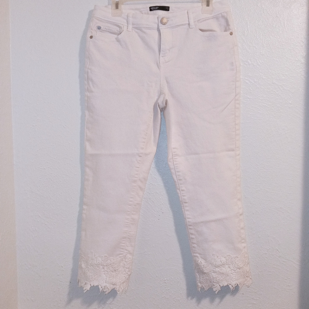 Simply Vera Capri Sz 6 Lace Cuff CUTE